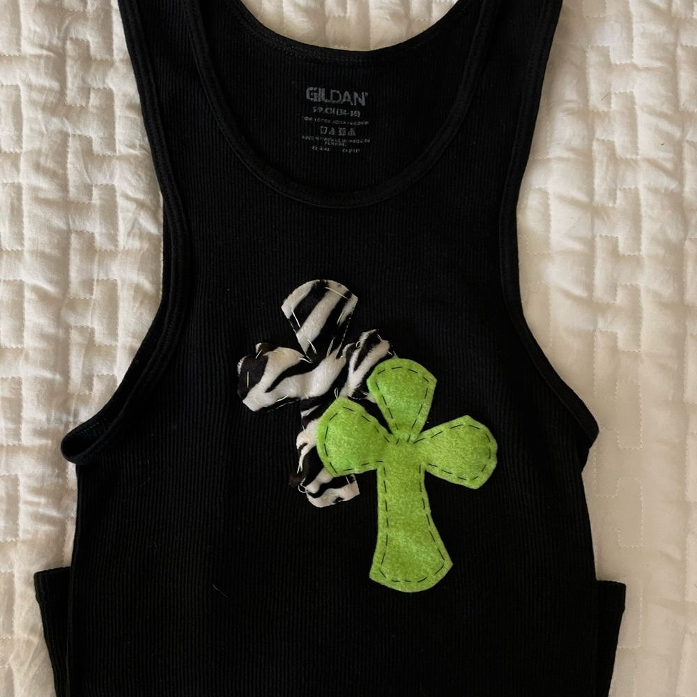Chrome Hearts inspired tank top